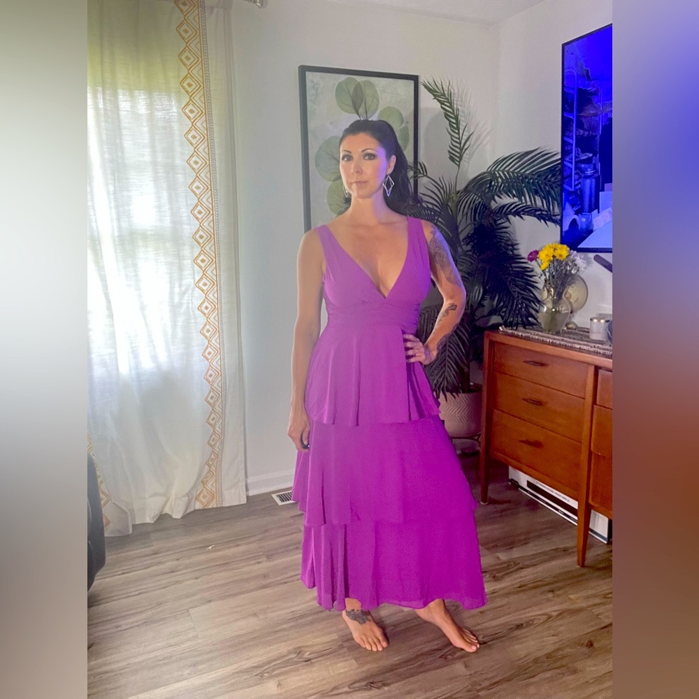 Lulu's Purple Maxi Dress